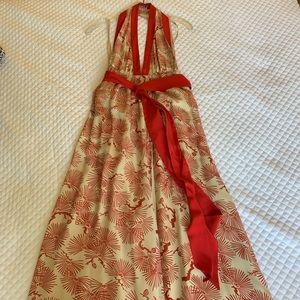 Sheri Bodell halter maxi